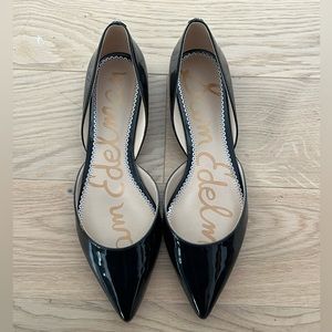 Sam Edelman Rodney Flats Black Patent sz 10.5